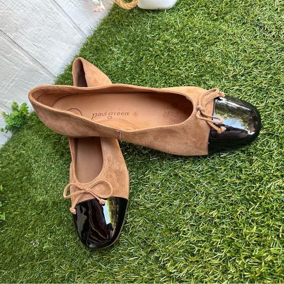 Paul Green ballerinas brown suede/black
patent size UK 6 US 8.5 New - Picture 15 of 16
